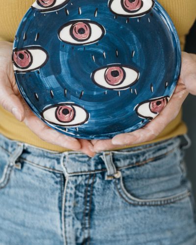 Pieza de porcelana personalizada creada por encargo con diseño exclusivo